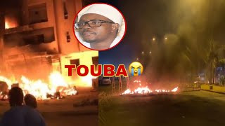 Du jamai vue😱Manifestation à Touba 😭 La maison de Serigne Bass abdou khadre Attaque et brûle🥵 [upl. by Cirek949]