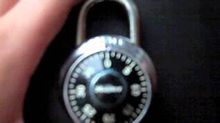 Simple Instructions on Opening a Master Lock [upl. by Alexa829]