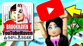 EU FIZ O BROOKHAVEN RP DOS YOUTUBERS FAMOSOS AMY SCARLET ENALDINHO e mais VEJA O QUE DEU [upl. by Claiborne]