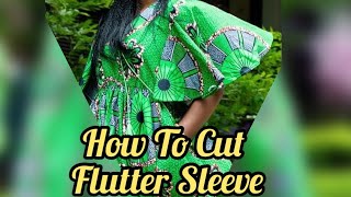 How To Cut Flutter Sleeve [upl. by Stetson]