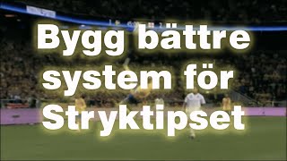 Systemspel på Stryktipset [upl. by Rednaskela]