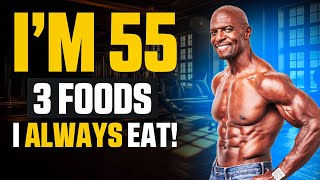 Terry Crews 55 Still Looks 25 🔥 I EAT 3 FOODS amp Dont Get Old [upl. by Nosnarb]