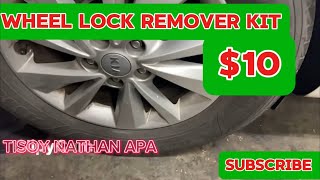 How to remove Mcgard Wheel Lock without Key [upl. by Narej]