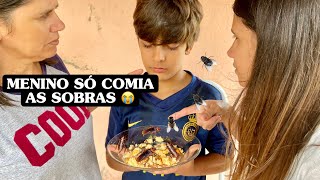 ELAS DAVAM AS SOBRAS DA COMIDA AO ENTEADO 😱😭  FILME 2024 COMPLETO [upl. by Zeuqcaj]