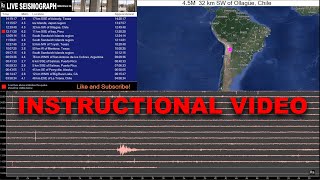 Seismograph Live Stream Instructions [upl. by Mason]