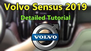 Volvo Sensus 2019 Detailed Tutorial and Review Tech Help [upl. by Lahsiv]