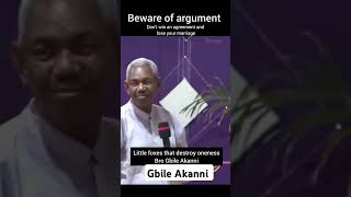 Bro Gbile Akanni  Beware of Argument [upl. by Ecargyram55]