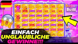 PASSIERT DAS WIRKLICH UNGLAUBLICH GROßER GEWINN IN SUGAR RUSH DEUTSCHES ONLINE CASINO ECHTES GELD [upl. by Campball549]