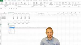 Standard Error of the Mean in Excel [upl. by Ahcirt]