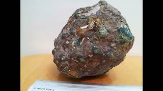 kimberlite with rough diamonds and a range of gemstones 12122014 [upl. by Eciralc]