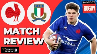 France v Italy Review  6 Nations 2024 [upl. by Ahsrat]