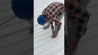 remove the screw remove screw foryou roof shorts viralshorts construction removescrew [upl. by Ettenwad73]