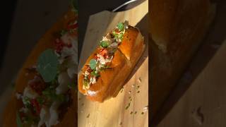 Lobster Roll Lime  Chili  Butterlobster lobsterroll food fyp viral short [upl. by Kare557]