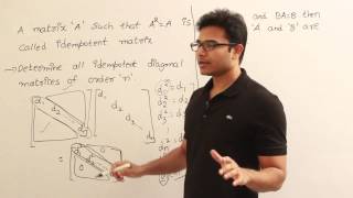 Matrices 15 Idempotent matrices [upl. by Carla]