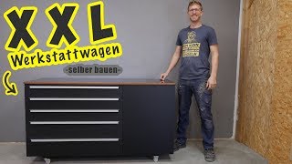 Selbstgebauter Werkzeugwagen für die Werkstatt [upl. by Tandy]