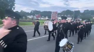 Moneyslane flute band  red hand defenders Downpatrick 2023 [upl. by Ardnassela]