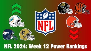 NFL 2024 Week 12 Power Rankings [upl. by Keverne]