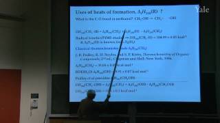 32 Measuring Bond Energies Guest Lecture by Prof G Barney Ellison [upl. by Tripp]