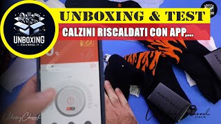 Calzini riscaldati con APP Ricaricabili 5000 mAh  CATGIFF [upl. by Satterfield]