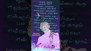 ✍️Ennulle Ennulle  Valli Lyrics Song✍️rajinikanth ilayaraja swarnalatha tamilsong [upl. by Atalayah]