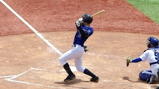 2023春 鹿屋体育大学 内野手 原 俊太 左越え特大ソロ ホームラン！全日本大学野球 準々決勝 [upl. by Dickenson]