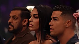 Salman Khan with Cristiano Ronaldo at the Battle Of The Baddes Opening Ceremony Riyadh Saudi Arabia [upl. by Jenne]