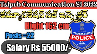 Tslprb Communication Si notification 2022 [upl. by Ayle956]