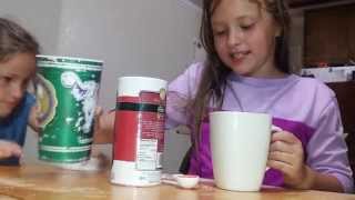 How to gargle salt water Kids how to Sore throat fix [upl. by Nagad803]