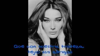 Carla Bruni  QuelquUn Ma Dit Subtitulado Al Español [upl. by Ranson]