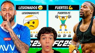 ¡LESIONADOS vs LOS MAS FUERTES en FIFA [upl. by Odelinda]