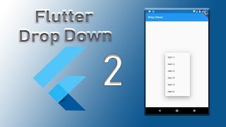 Flutter  Drop down 2  Flutter Tutorial [upl. by Evvy]