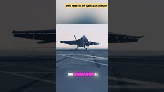 CÓMO ATERRIZAN los aviones de COMBATE [upl. by Ltihcox]