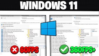 How To Optimize Windows 11 For GAMING  Best Settings for HIGH FPS amp NO DELAY [upl. by Yahsed654]