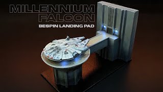 Millennium Falcon  Landing Platform Diorama [upl. by Cr]