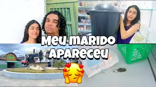 Vlogão Meu marido apareceu  Um dia com a gente  fomos na rua  comprinhas pra casa 😍 [upl. by Aluap]