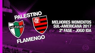 Melhores Momentos  Palestino 2 x 5 Flamengo  SulAmericana  05072017 [upl. by Arluene]