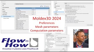 Moldex3D2024R3 Preferences Mesh parameters and Computation parameters [upl. by Wernick]