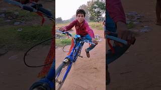 Pani me cycle stunt Amit Rider cycle stunt Aditya Rider youtube stunt reels shortsvideos stunt [upl. by Dyol]