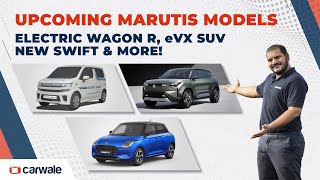 Wagon R Electric eVX SUV 2024 Swift amp Hybrid Models  Upcoming Maruti Cars [upl. by Helyn]