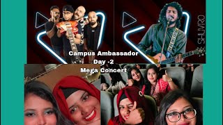 Mega concert at DRMC Campuse Ambassador Day2 44th vlog [upl. by Anaz592]