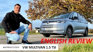 VW Multivan 2022 First Drive Full English Review of the allnew Volkswagen Van  Bus [upl. by Odette]