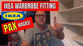 Part 8  DIY Bedroom Decorating Makeover  IKEA PAX WARDROBES [upl. by Charmain]