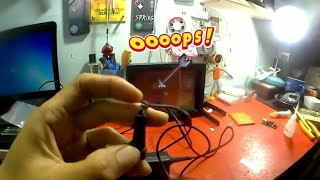 Cara memperbaiki kabel charger laptop putus dibagian ujung part 2 [upl. by Lleznov265]