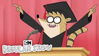 Graduation Speech  Regular Show  Cartoon Network [upl. by Sid]