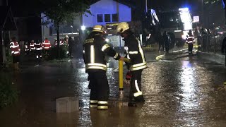 Unwetter im Kreis Ahrweiler Über 300 Einsätze wegen Überschwemmungen [upl. by Cirted930]