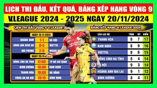 Lịch Thi Đấu Kết Quả Bảng Xếp Hạng Vòng 9 VLeague 20242025 Ngày 2011  Viettel Bức Phá Trên BXH [upl. by Natsirhc]