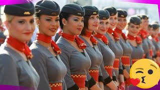 Top 15 Most Beautiful and Attractive Airlines Stewardess [upl. by Emsoc]