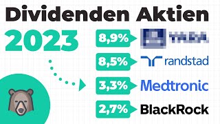 Die besten 9 DIVIDENDEN Aktien für 2023 [upl. by Nelrsa]