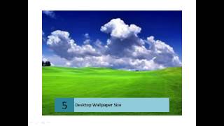 Best image dimensions for Desktop Wallpaper Size [upl. by Rahr]