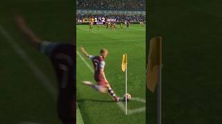 WardProwse Corner Kick Goal vs Wolves in eafc24 😱 wardprowse westham premierleague olimpico [upl. by Relyhs]